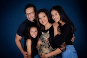 Family Photography with Makeup Service and pets