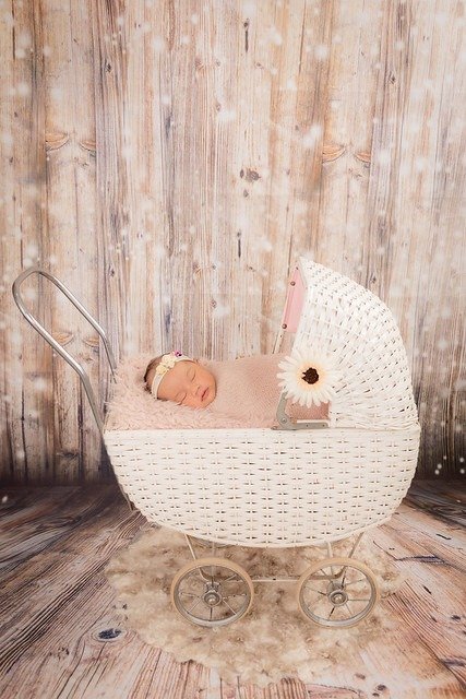 Newborn Baby Pram Photography